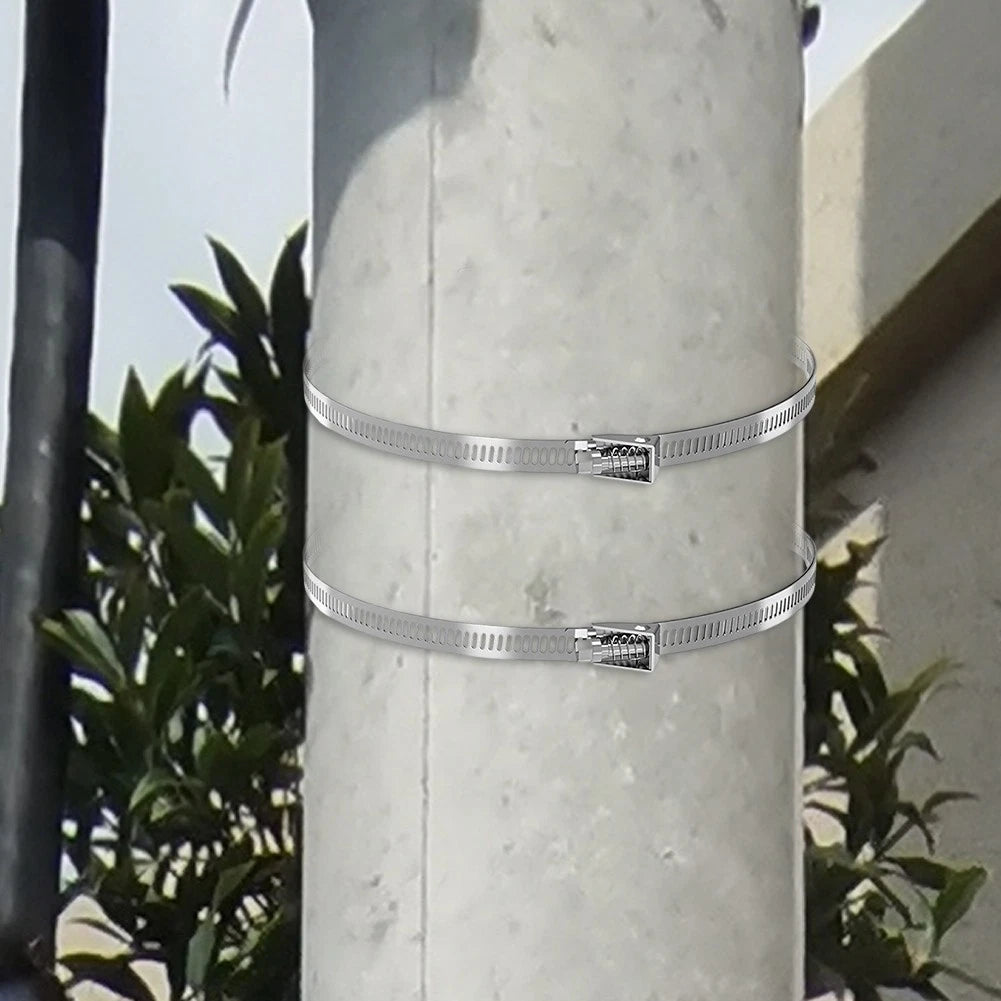 Adjustable Metal Sign Holder for 4 to 15 Inch Posts Complete Kit