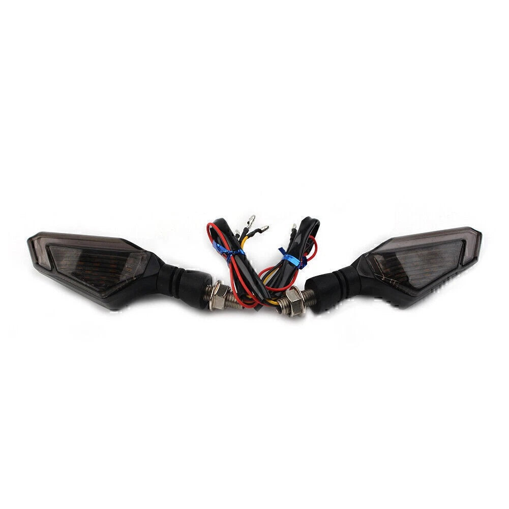 2 Pcs Turn Signal Indicator Blinker Tail Light Daytime Running Lamp Yellow Blue