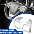 2pc Interior Steering Wheel Cover Replacement for Toyota Highlander (2015–2019)
