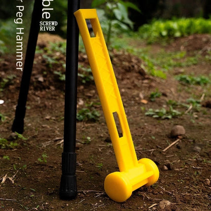 Easy Handling Backpacking Hammer with Comfortable Grip Handle