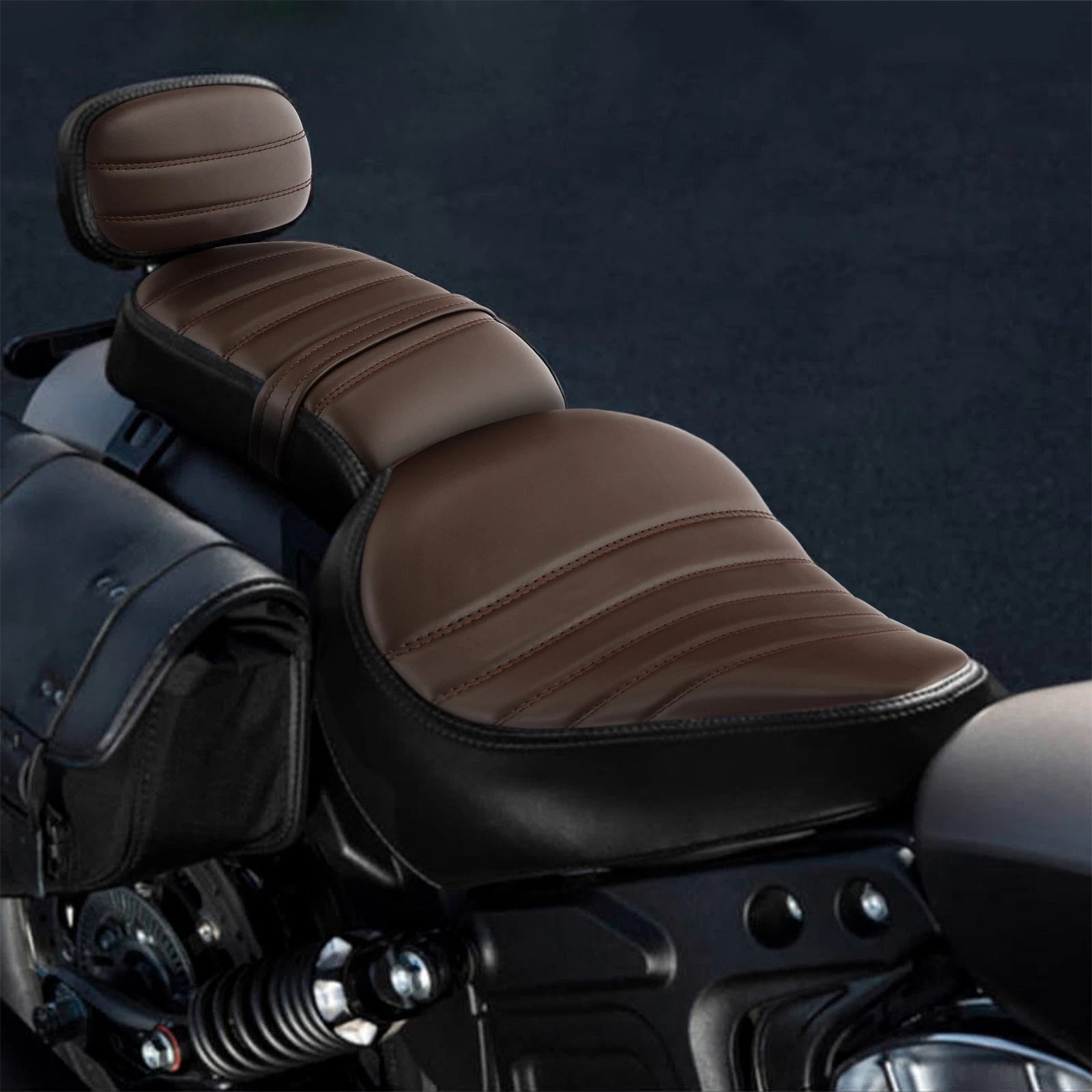 Seat Backrest Pad for Indian Scout Bobber Sixty (2018–2023)