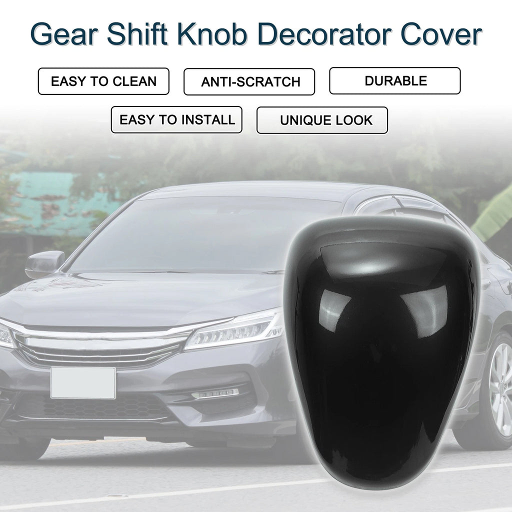Gear Shift Knob Cover for Honda Accord 2013–2017 Black Console