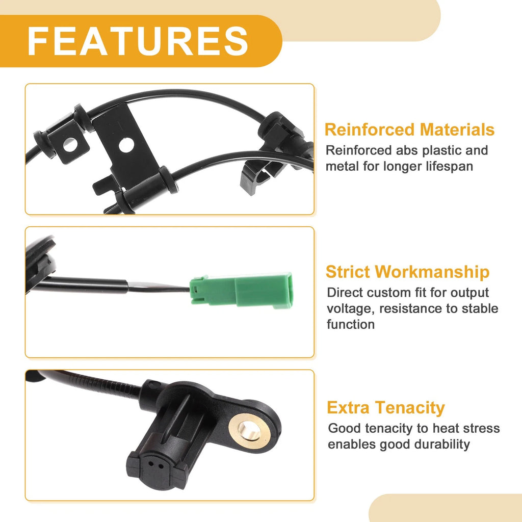 ABS Wheel Speed Sensor Replacement for Ford Escape Rear Left (2001–2012)