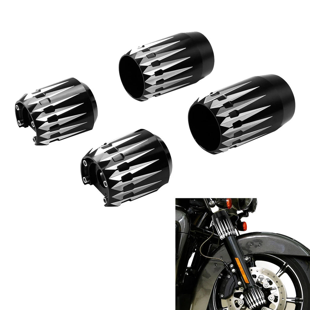 Fork Slider Covers for Harley Touring Road King Electra Glide (1984–2013)
