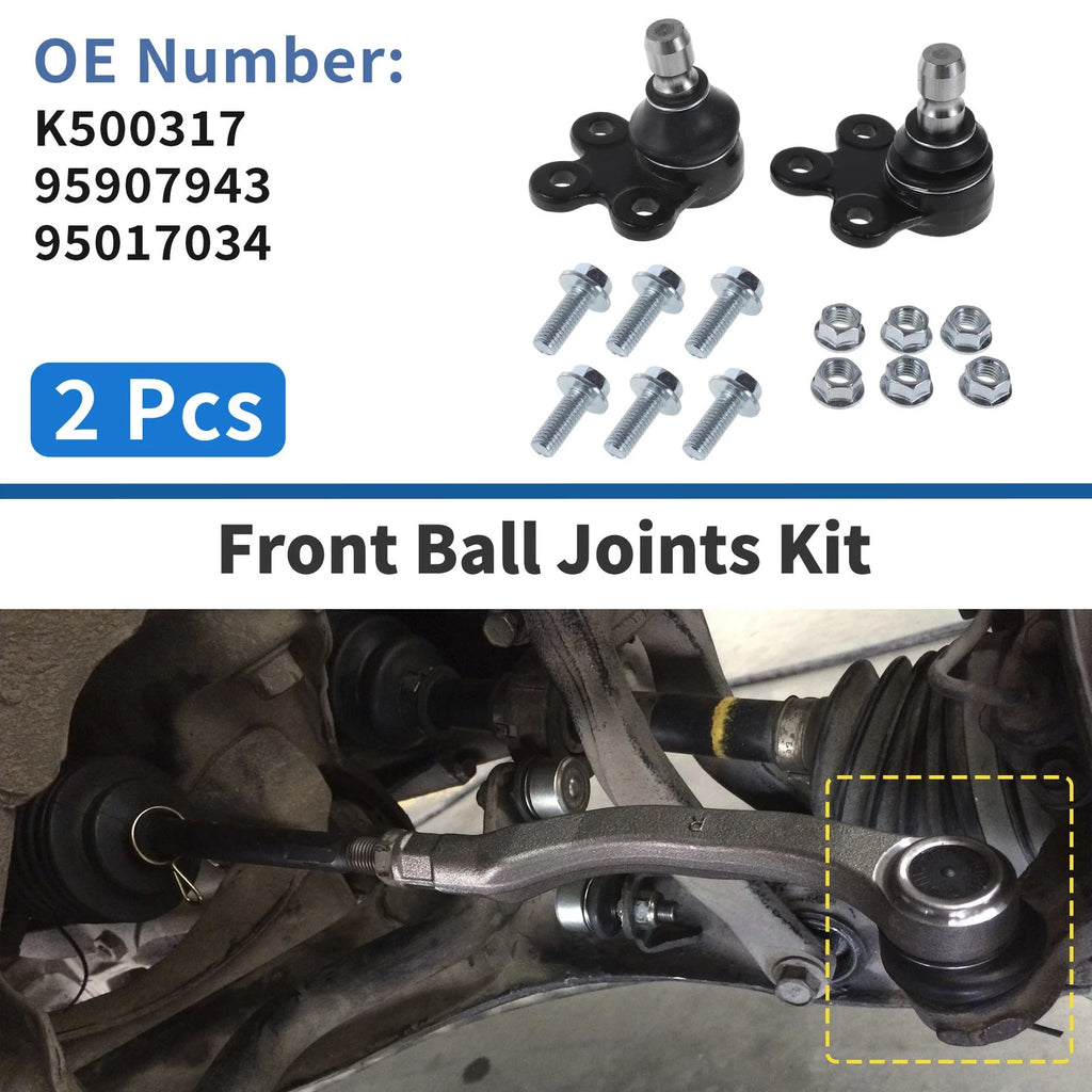 Front Lower Ball Joints Replacement 2 Pcs for Buick Encore (2013–2022)