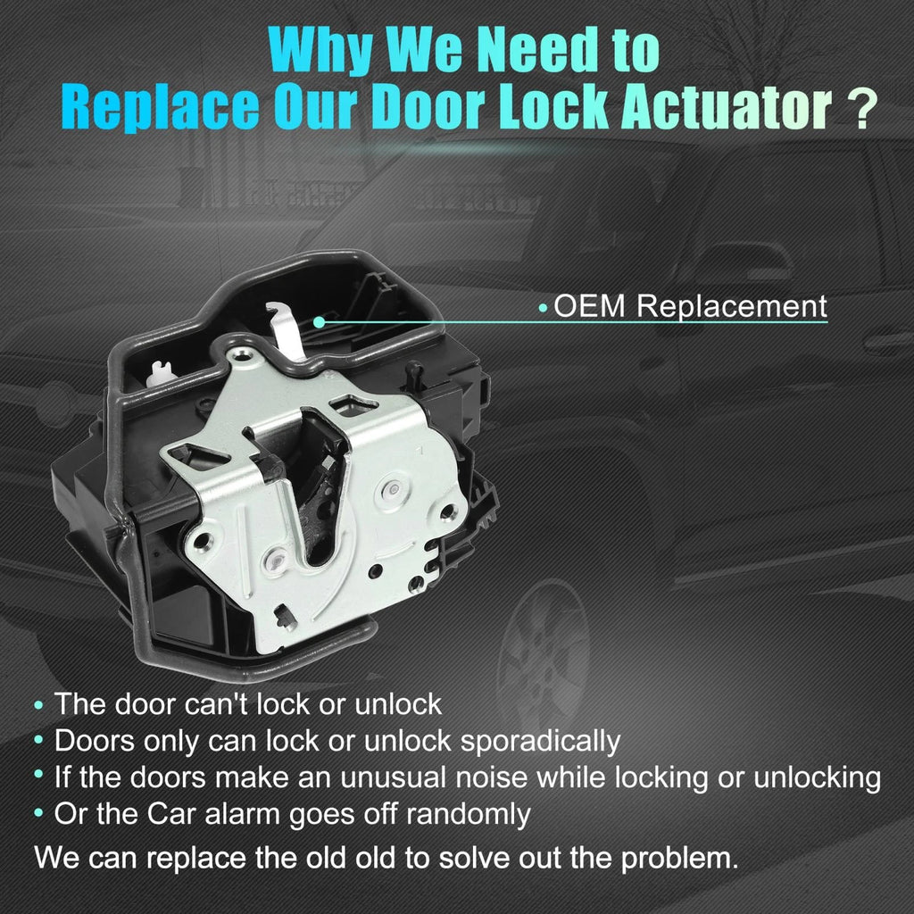 Rear Left Power Door Lock Actuator Replacement for BMW 3 Series (2006–2013)