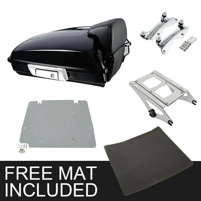 Razor Trunk Backrest Rack Docking Base Plate for Harley Road Glide (2014–2026)