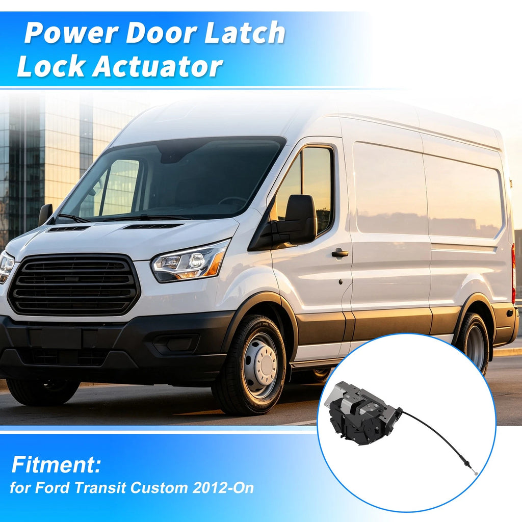 Front Left Power Door Lock Actuator BK21V219A65BN for Ford Transit Custom (2012–2023)