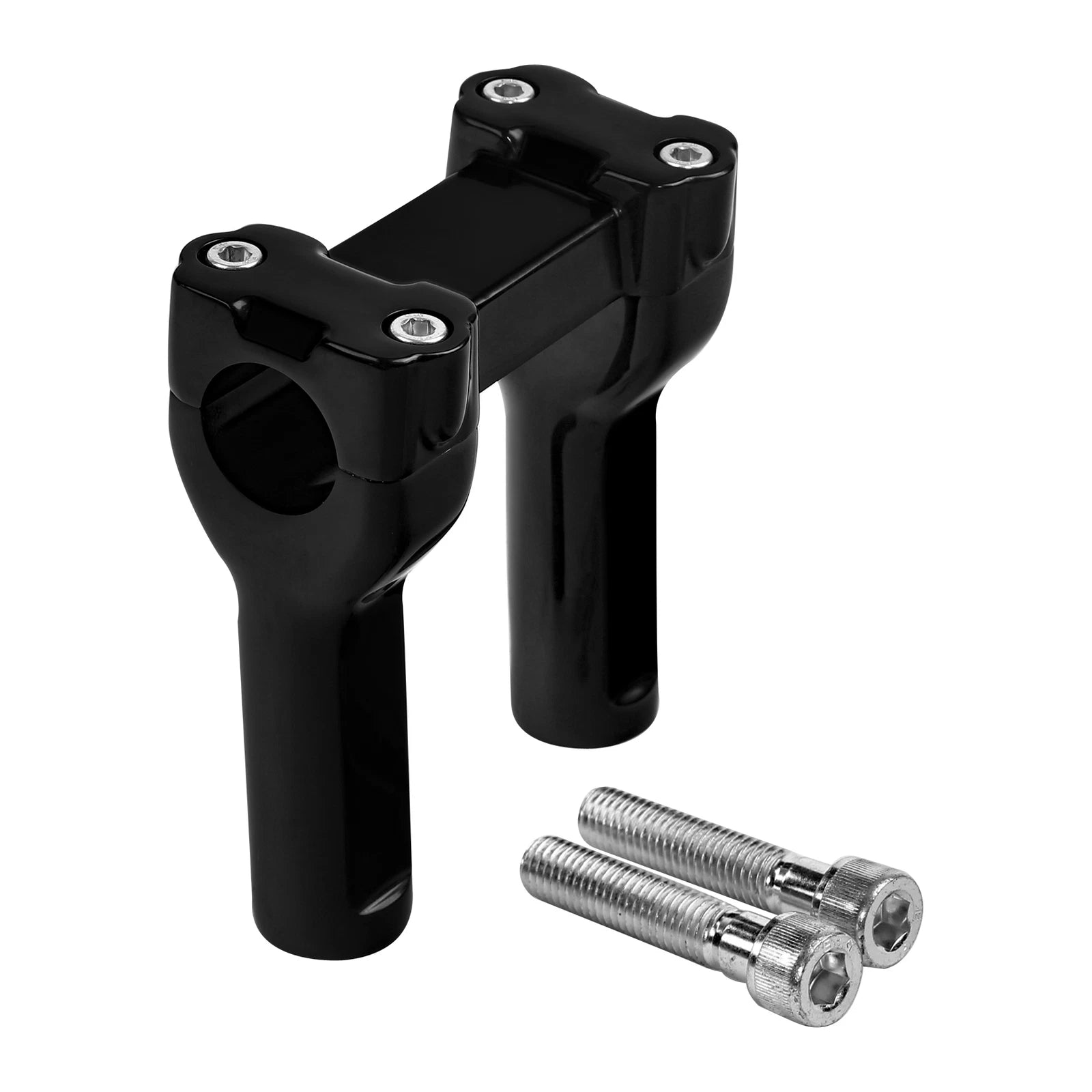 4" Handlebar Risers for Harley Dyna Softail (1.25" Bar)