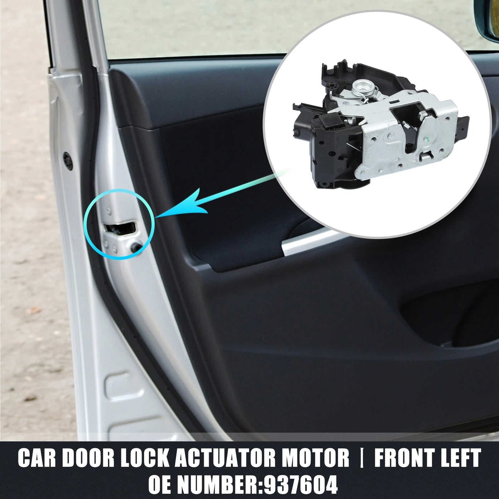 Front Left Power Door Lock Actuator Motor Replacement for Ford Focus (2002-2007)