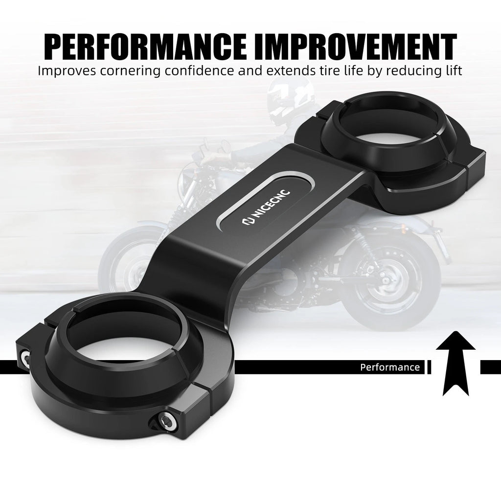 Front Fork Brace Stabilizer for Harley Iron 883 XL883N (2009–2014)