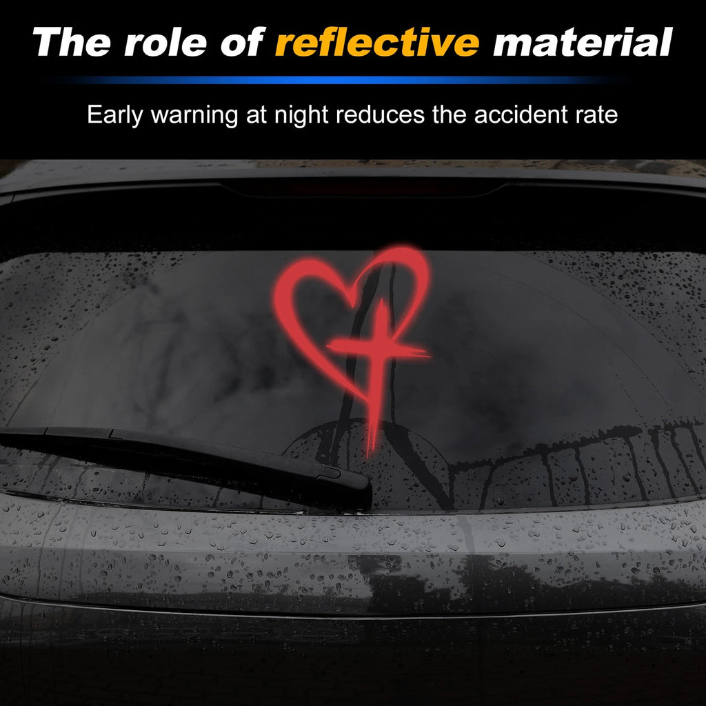 Reflective Bumper Decal for - Red Cross