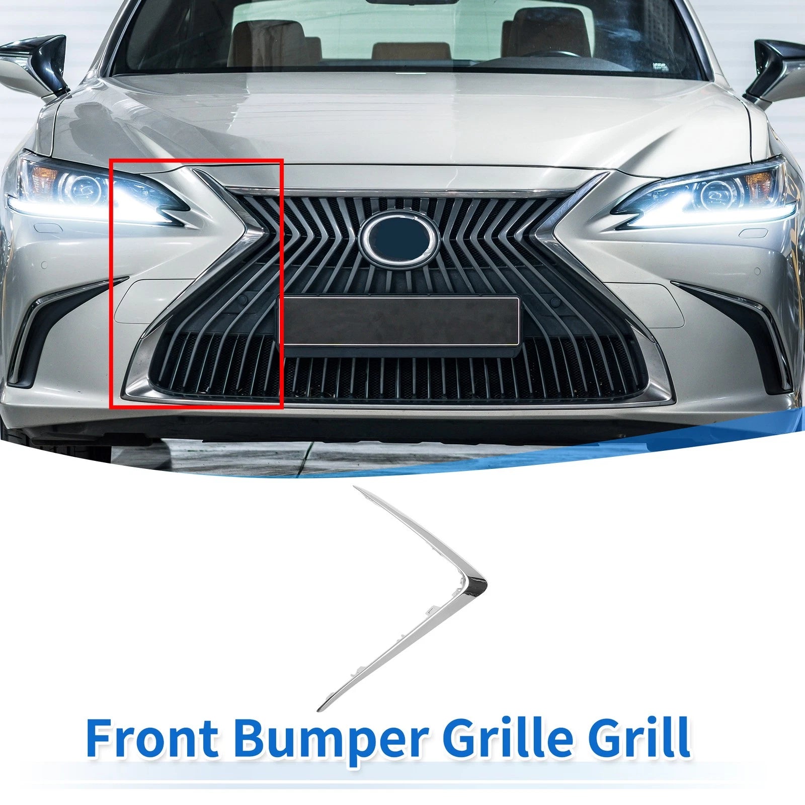 Front Right Hood Bumper Grille Trim for Lexus ES 250 (2003–2012)