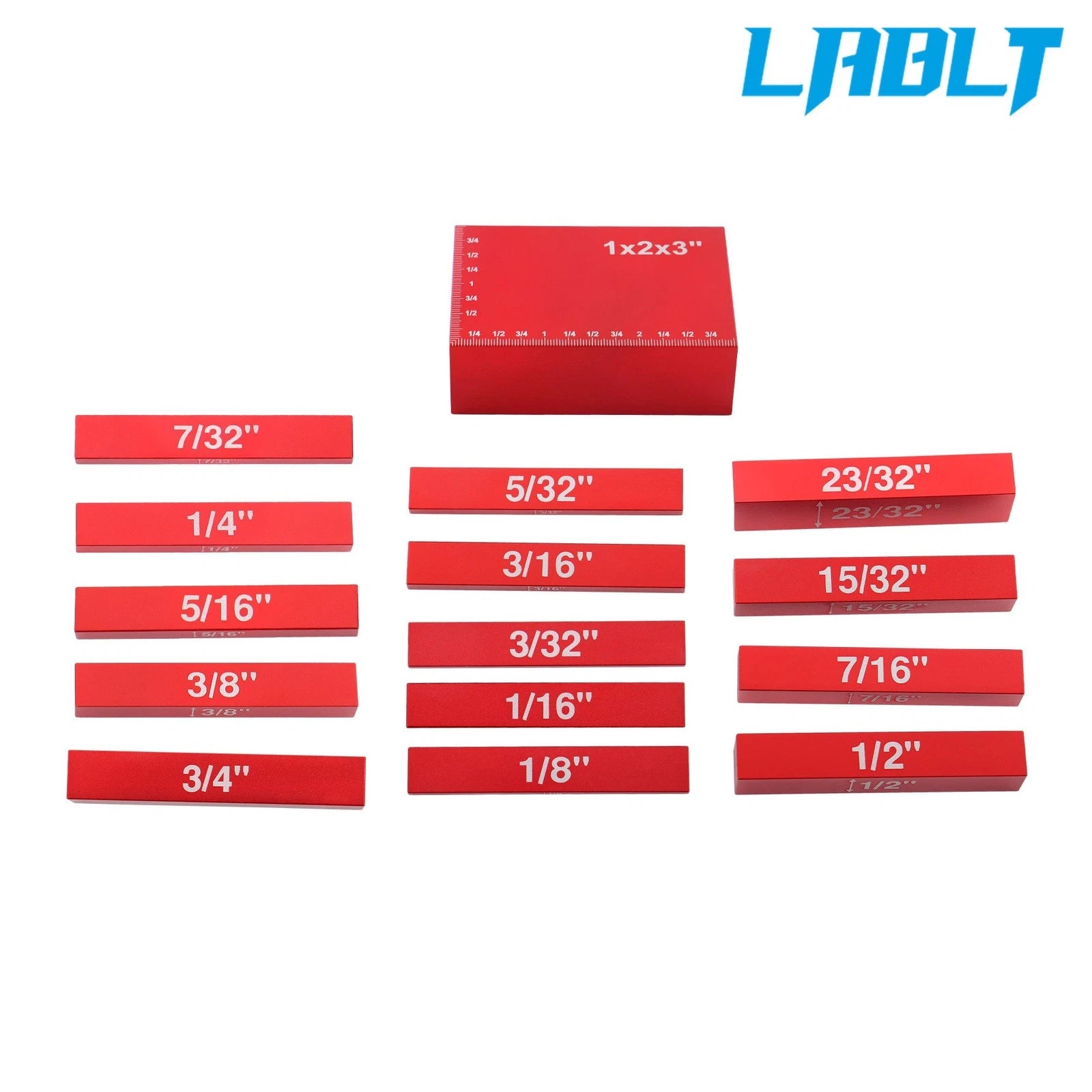 15-Piece Setup Blocks Set for Woodworking Tools with Storage Box