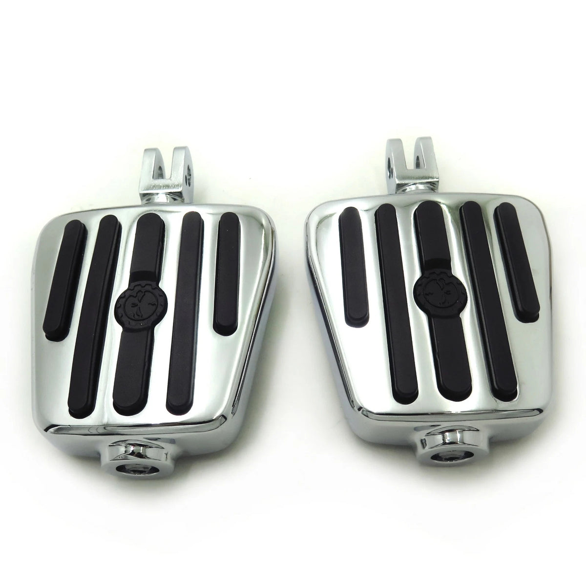 Chrome Rubber Footpegs for Triumph Legend (1999–2001)