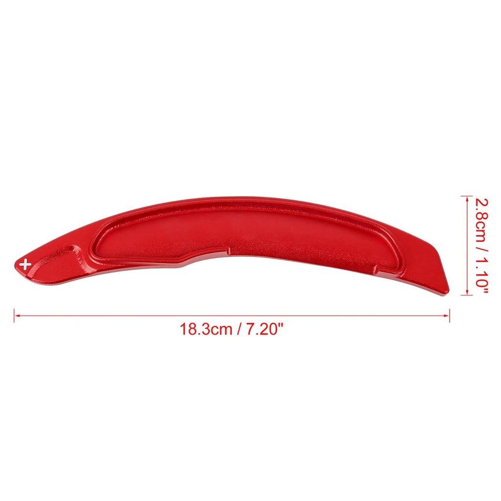 Red Steering Wheel Shift Paddle Shifter Pair for Mitsubishi ASX RVR Outlander (2011–2020)