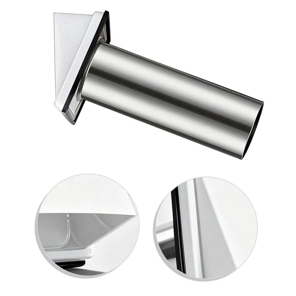 Stainless Steel External Dryer Vent Cover for Easy Install (4-Pack)