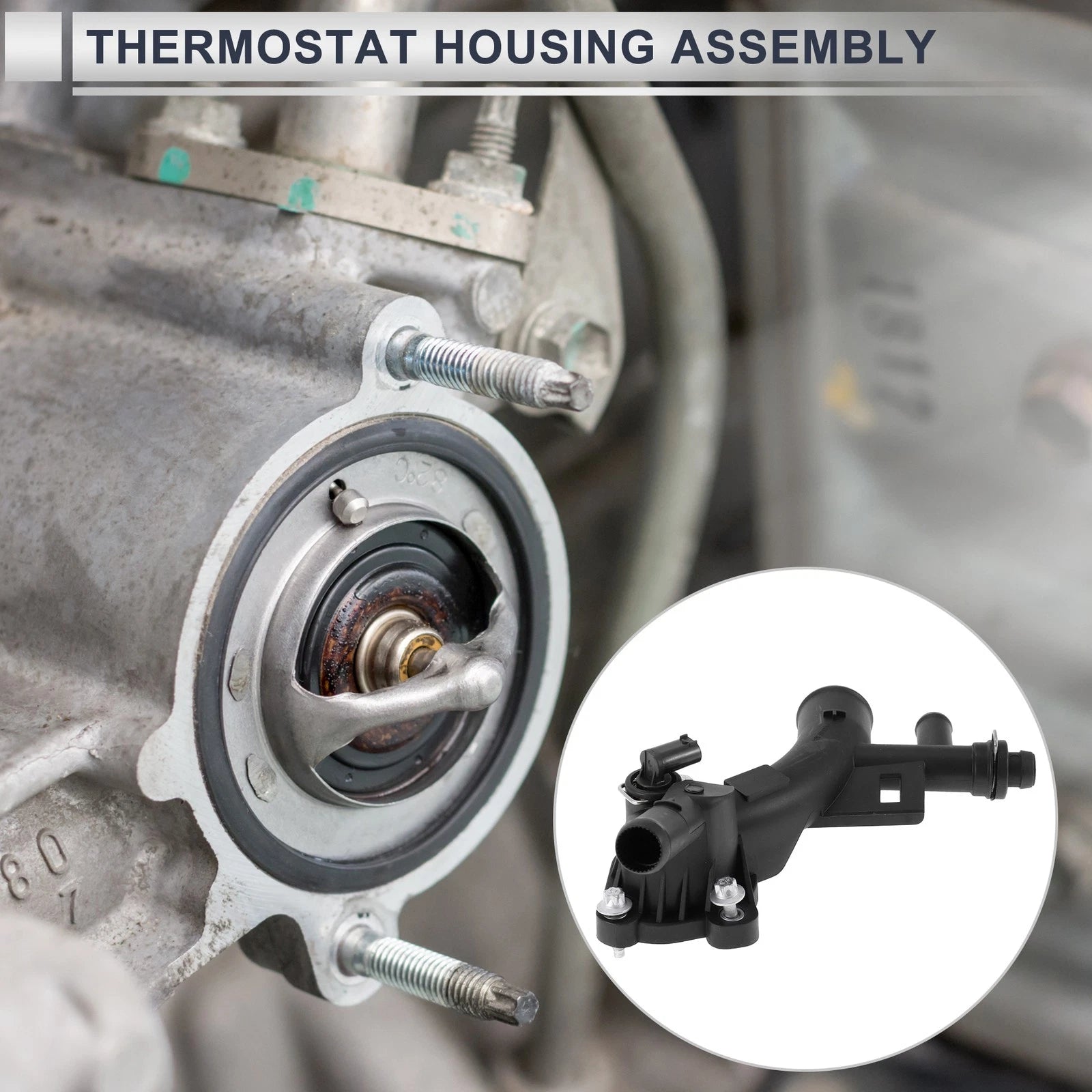 Engine Coolant Thermostat Housing Assembly for Buick Encore (2013–2021)