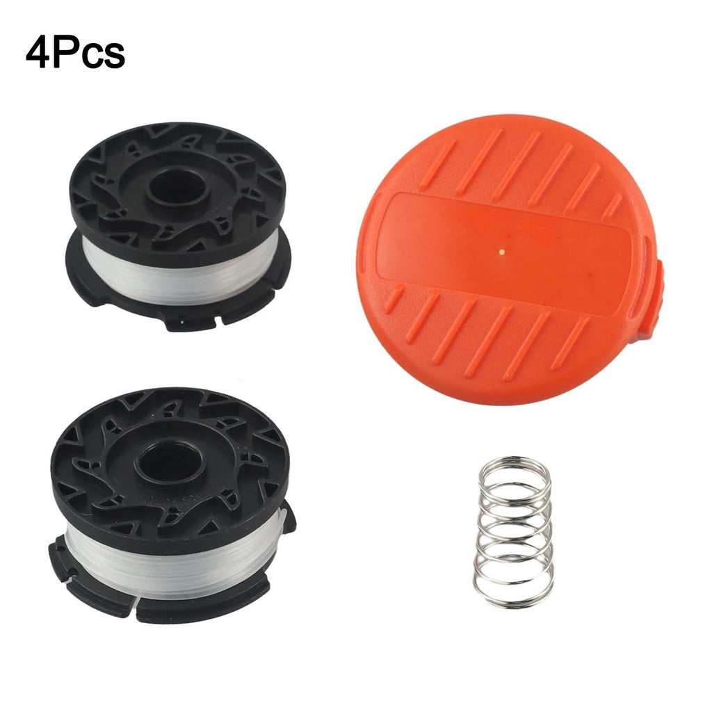 Spool & Line + Cover for Black & Decker STC1820PC ST5530 STC1815 STC1820D