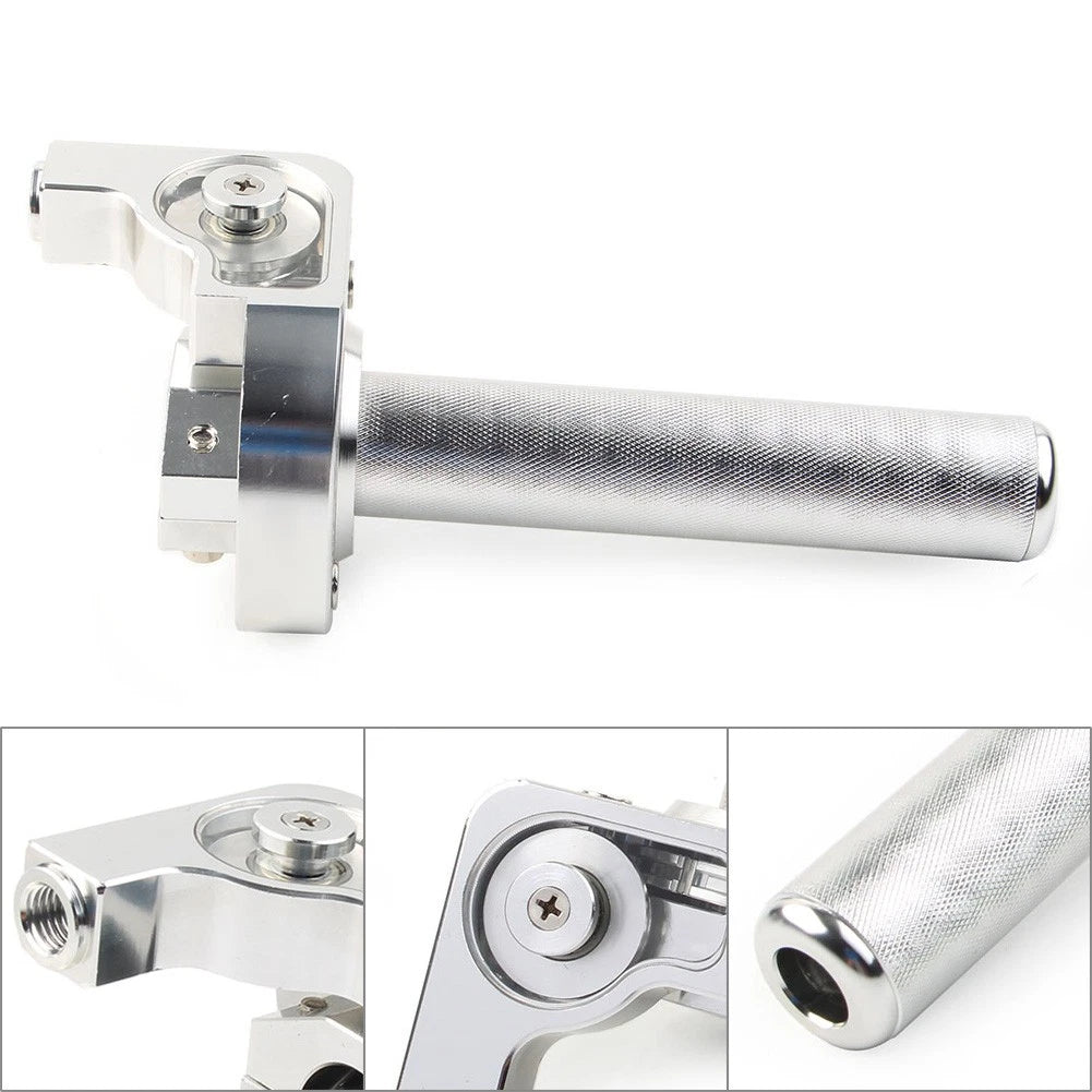 7/8" CNC Motorcycle Handlebar Grip Twist Throttle Accelerator for