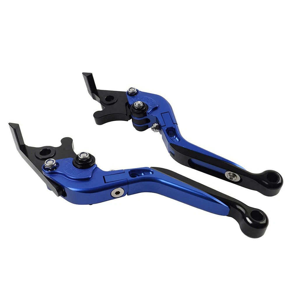 Folding Extendable Brake Clutch Levers for Honda Forza 250 300 (2010–2020) Blue