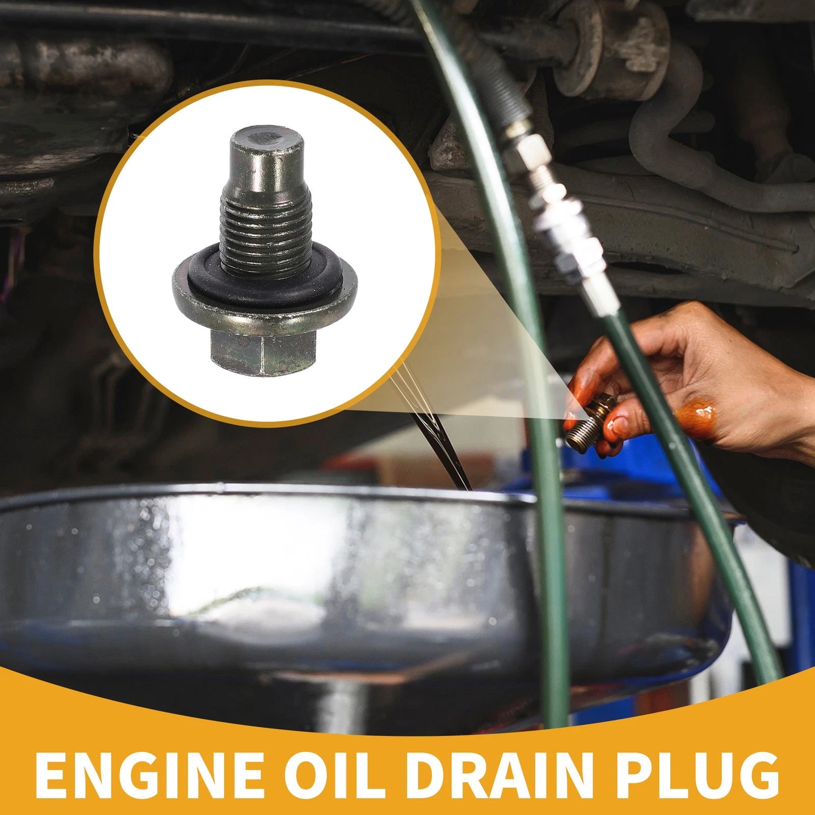 Oil Drain Plug Pan Thread Repair Kit for Ford F150 (1990–2020)