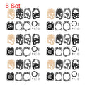 Set of 6 Carburetor Carb Kits for Honda Husqvarna Echo Walbro K20-WYJ D20-WYJ K10-WYB