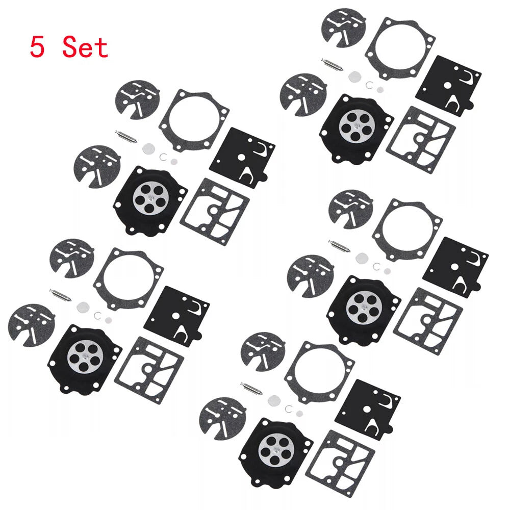 Set of 5 Carburetor Rebuild Kit K10-HDC for Walbro Stihl Husqvarna 44 140S 240S 444