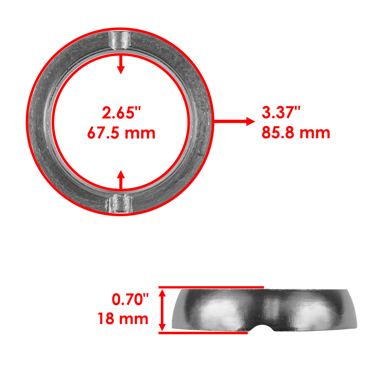 Exhaust Gaskets and Springs Kit for Arctic Cat ZR500 ZR600 EFI LE (2000–2000)
