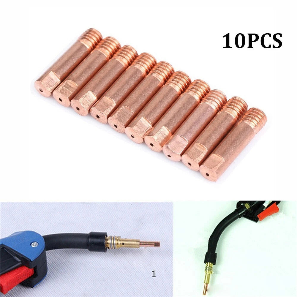 10pcs Mig Welding Contact Tips for Welder Flux Cored