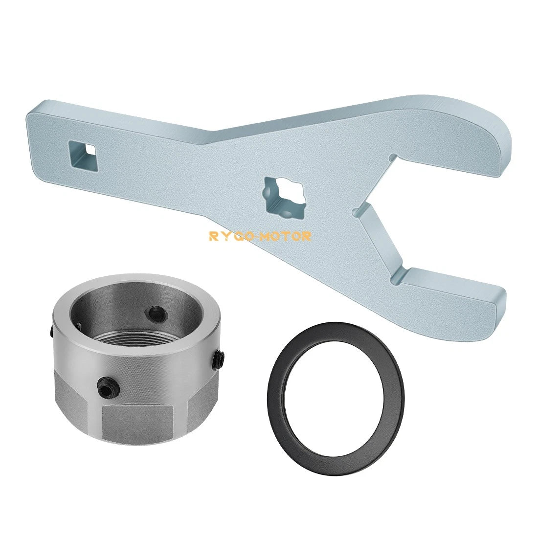 Rear Axle Lock Nut & 46mm Wrench Tool for Yamaha YFZ450R (2009–2024) #90179-38001-00