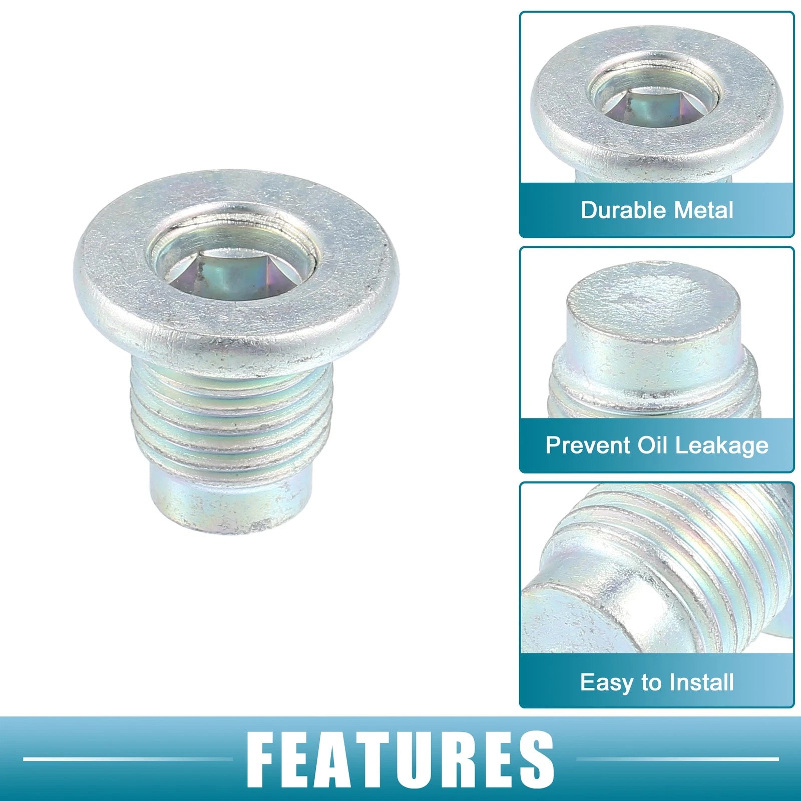 Oil Drain Plug Set with Gasket Replacement for Mazda 3 (2006–2023)
