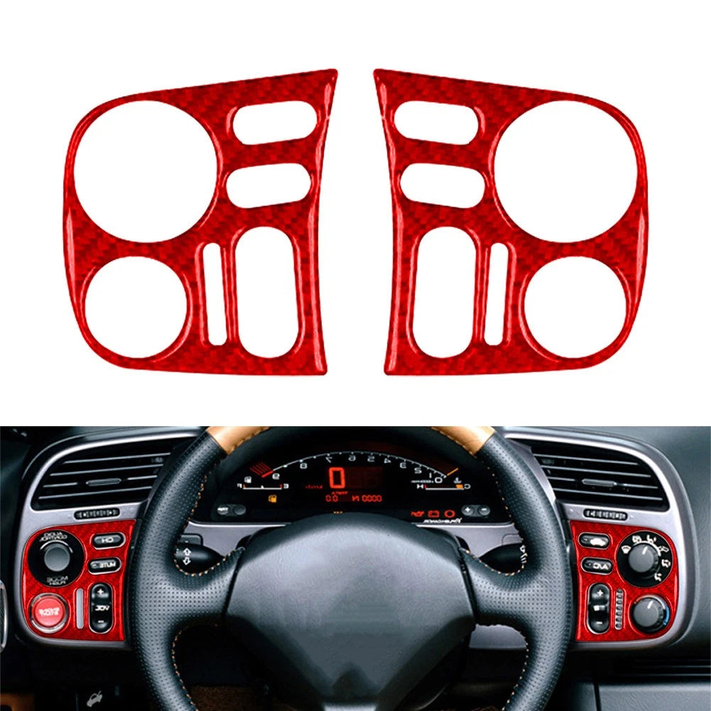 Inner Driver Dash Cover Trim for Honda S2000 (2000–2009) LHD Red