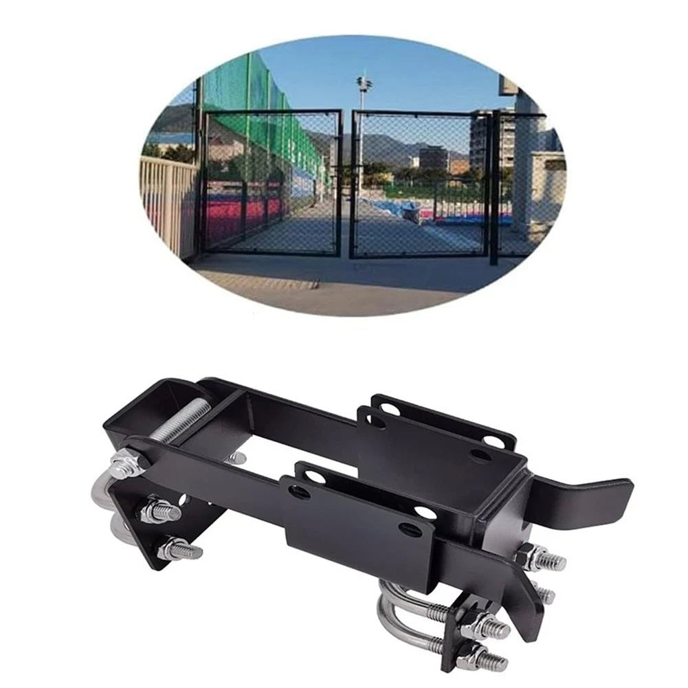 Double Gate Latch for Chain Link Fence (1.7-4.4 Inches Fit)