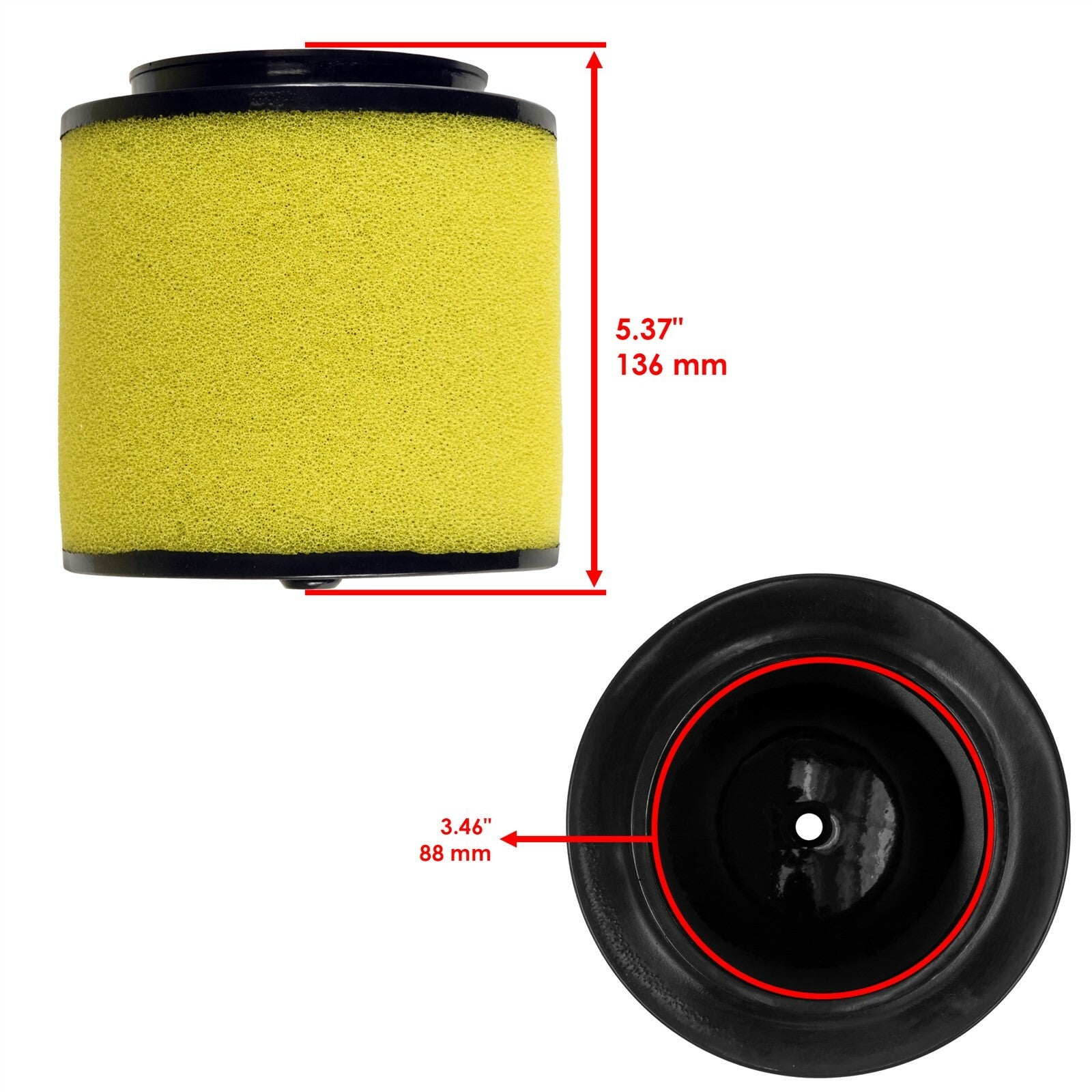 Air Filter Replacement for Honda BigRed 700 MUV700 (2009–2013)