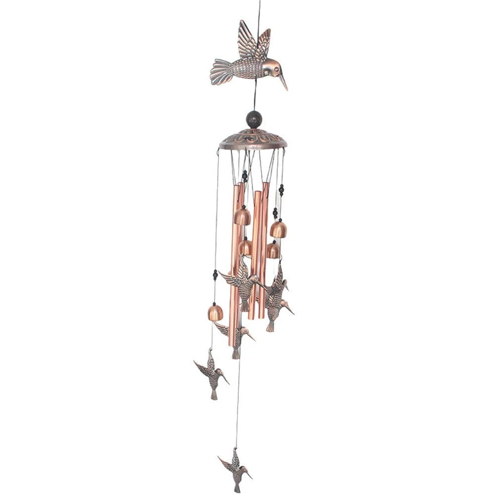 Artfully Designed Bird Wind Chimes for Gardens (Weather Resistant Finish)