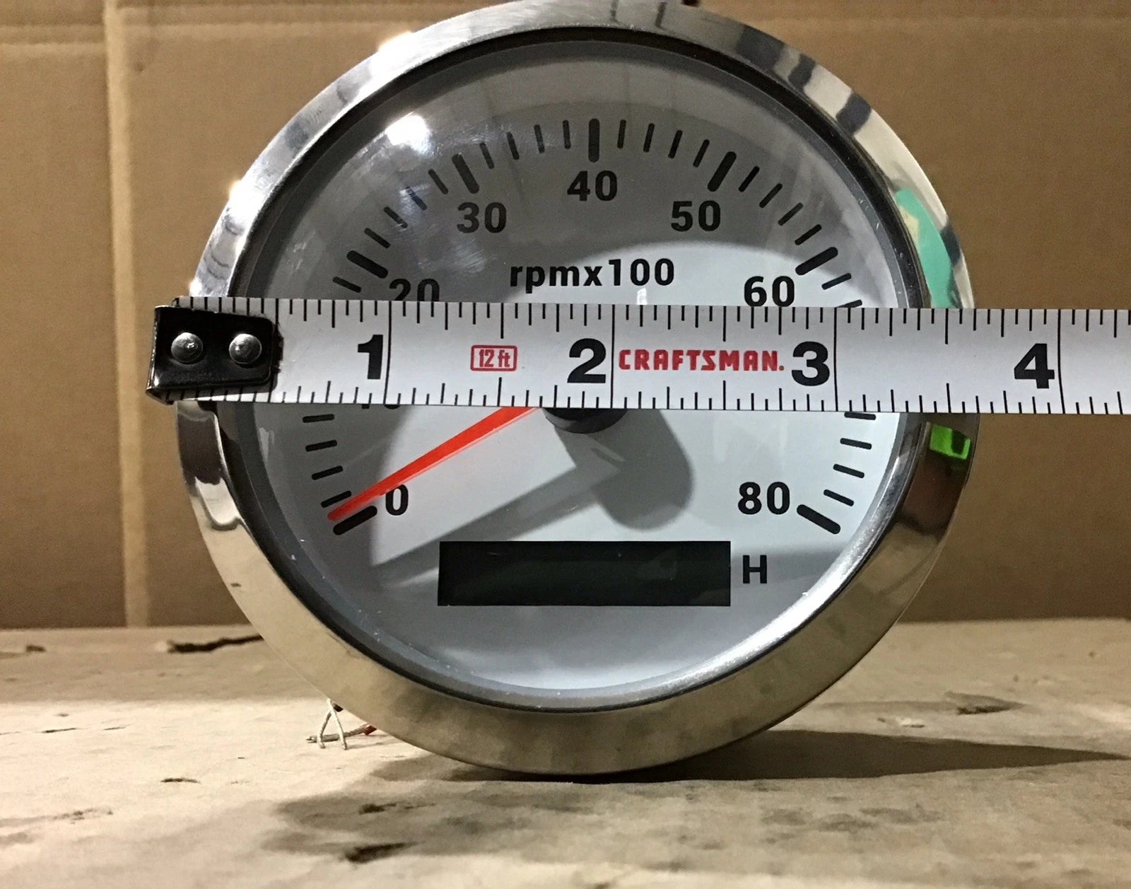Tachometer 3-13/16" 9-32VDC for Estink (CX8154)