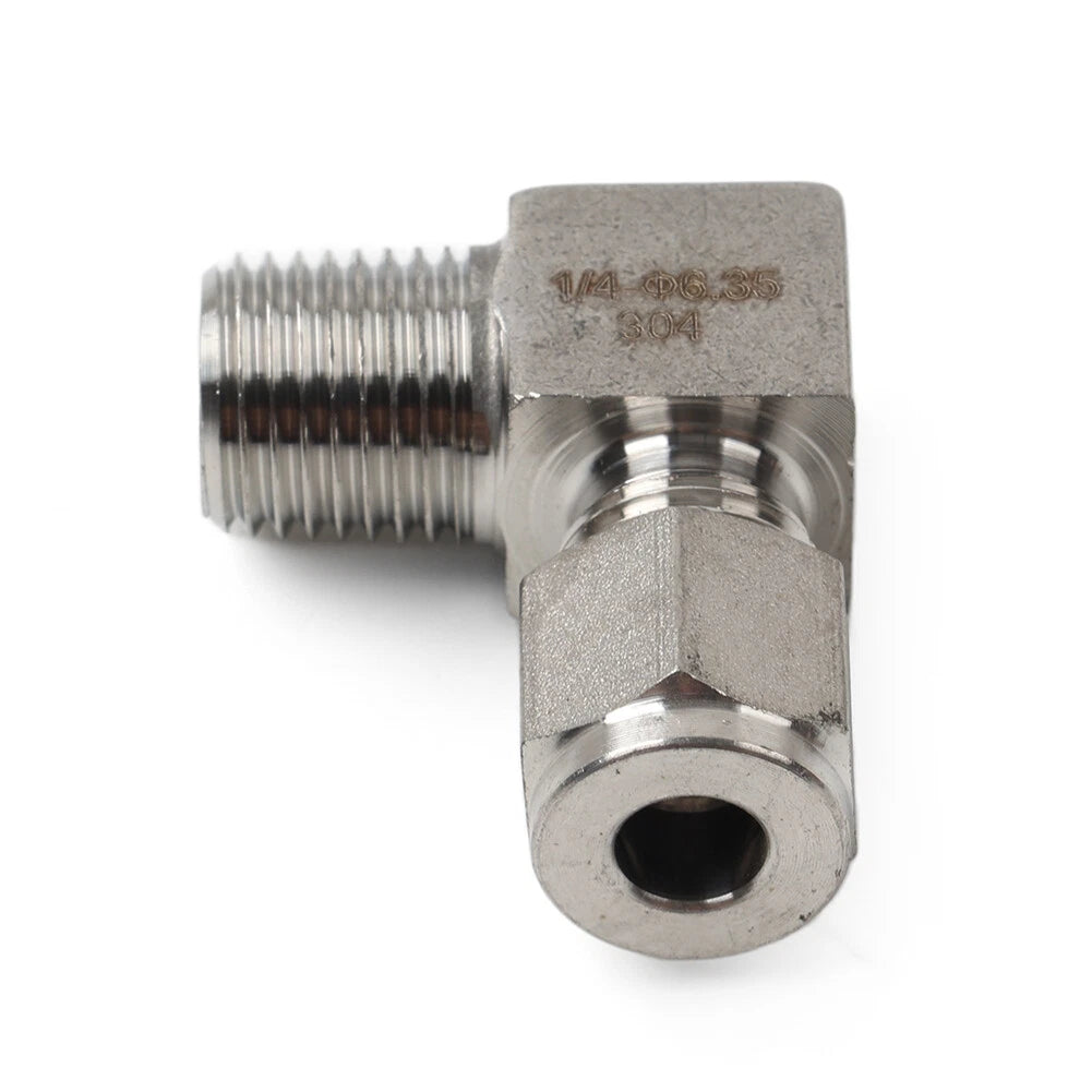 Compression Tube Fitting for 1/4 PT x 1/4" OD Coupling Adapter (304 SS)