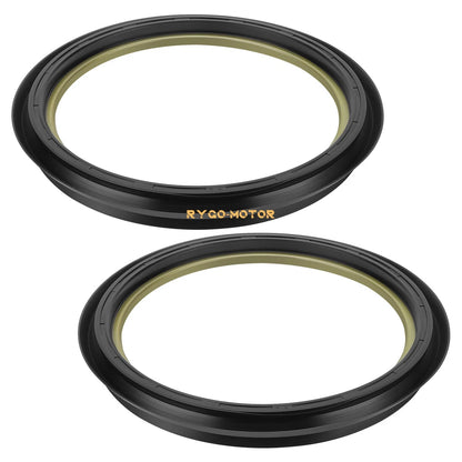 2PC Front Brake Drum Dust Seal for Honda Rancher 350 TRX350FE/FM/TE/TM (2000–2006)