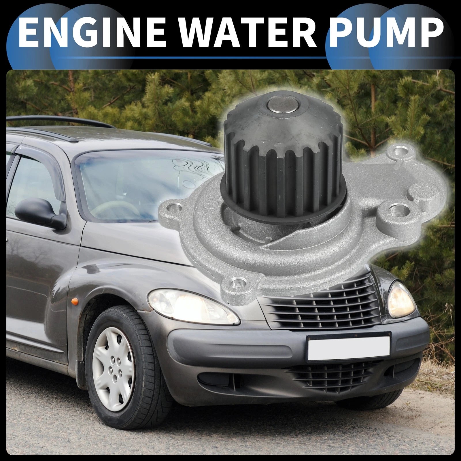 Water Pump with Seals and Tensioner Kit for Chrysler Cirrus (1995–2000)