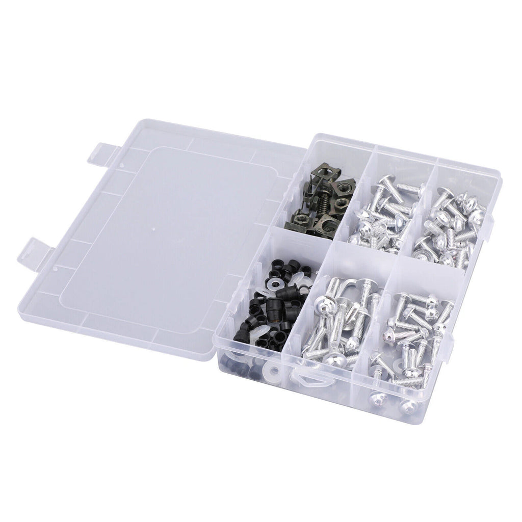 177PCS Fairing Bolts Kit M5/M6 for Sportbikes (Universal)