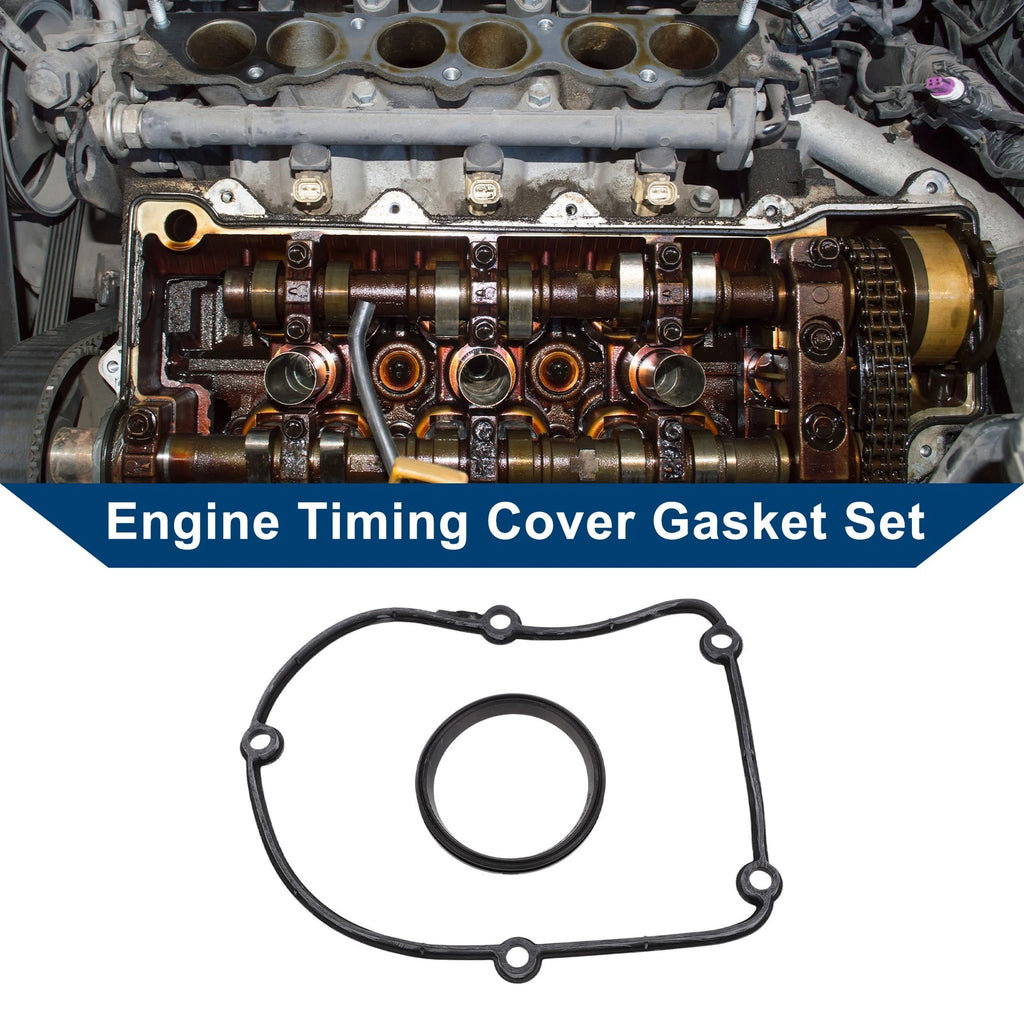 Engine Timing Cover Gasket Set Replacement for Audi A3 2.0L (2008–2013)