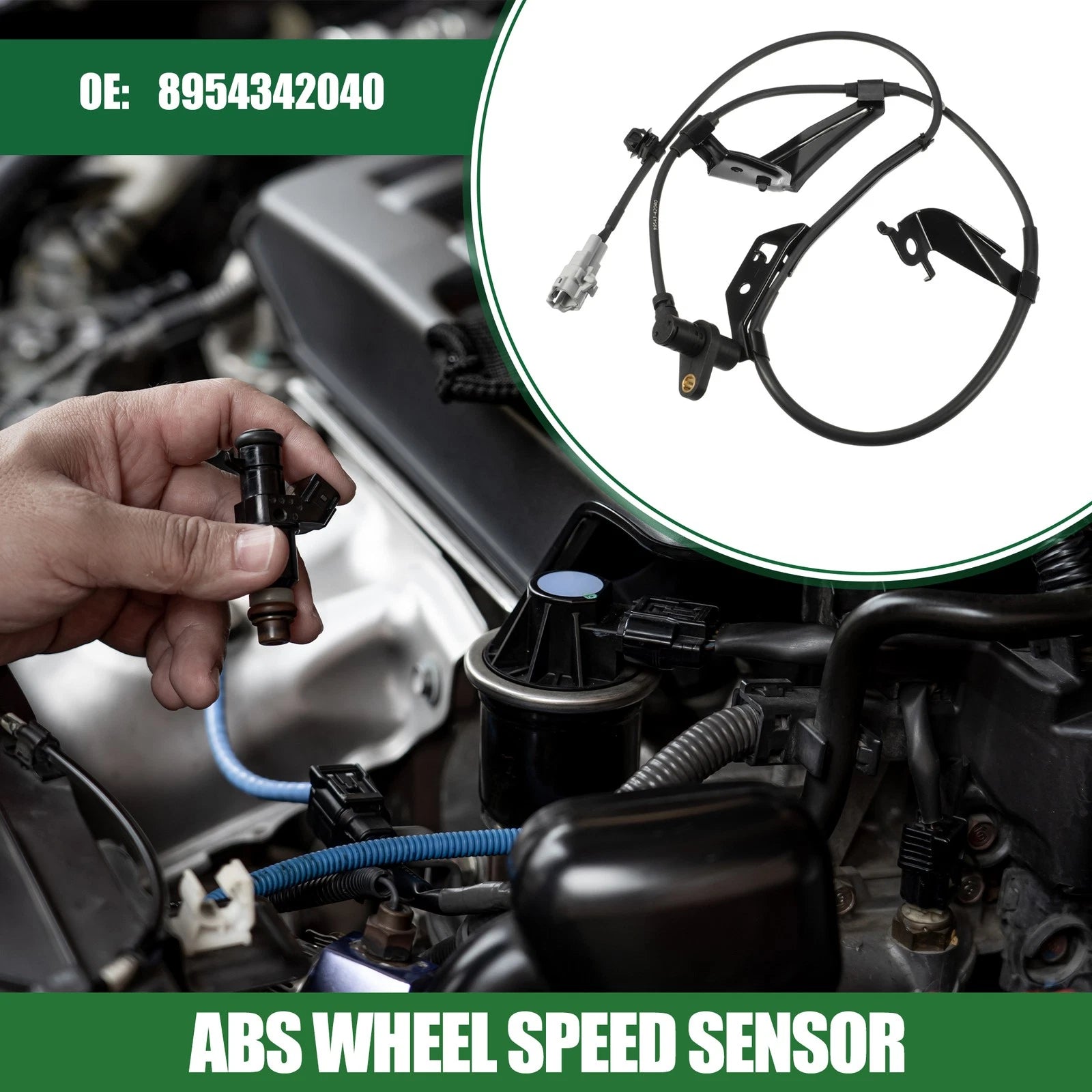 ABS Sensor Left ABS Wheel Speed Sensor for Toyota RAV4 (2001–2005)