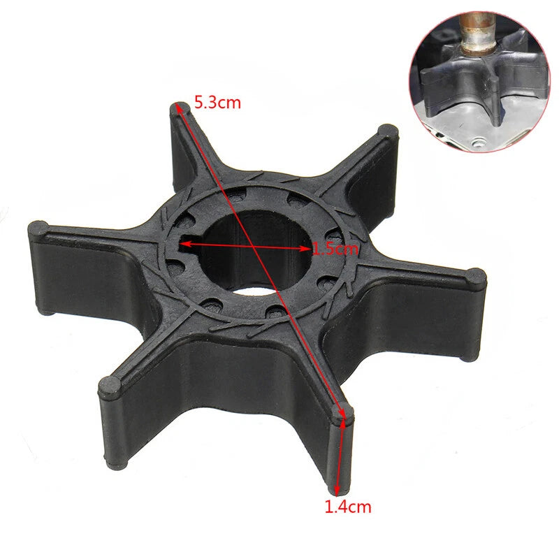 Water Pump Impeller 63V-44352-01 for Yamaha Outboard 9.9 15 20 HP (4-Stroke)