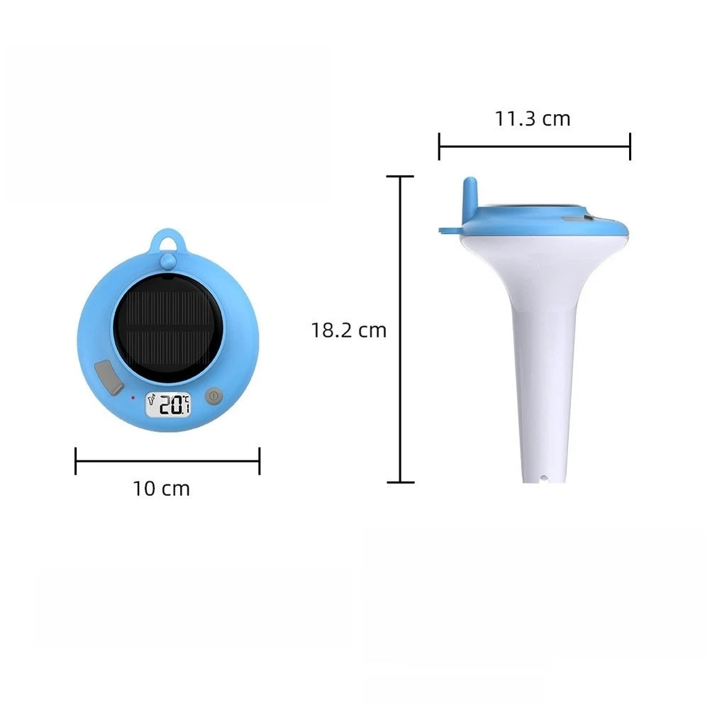 Floating Solar Water Thermometer for Pool Bathtub (Temp Range 50-70C)