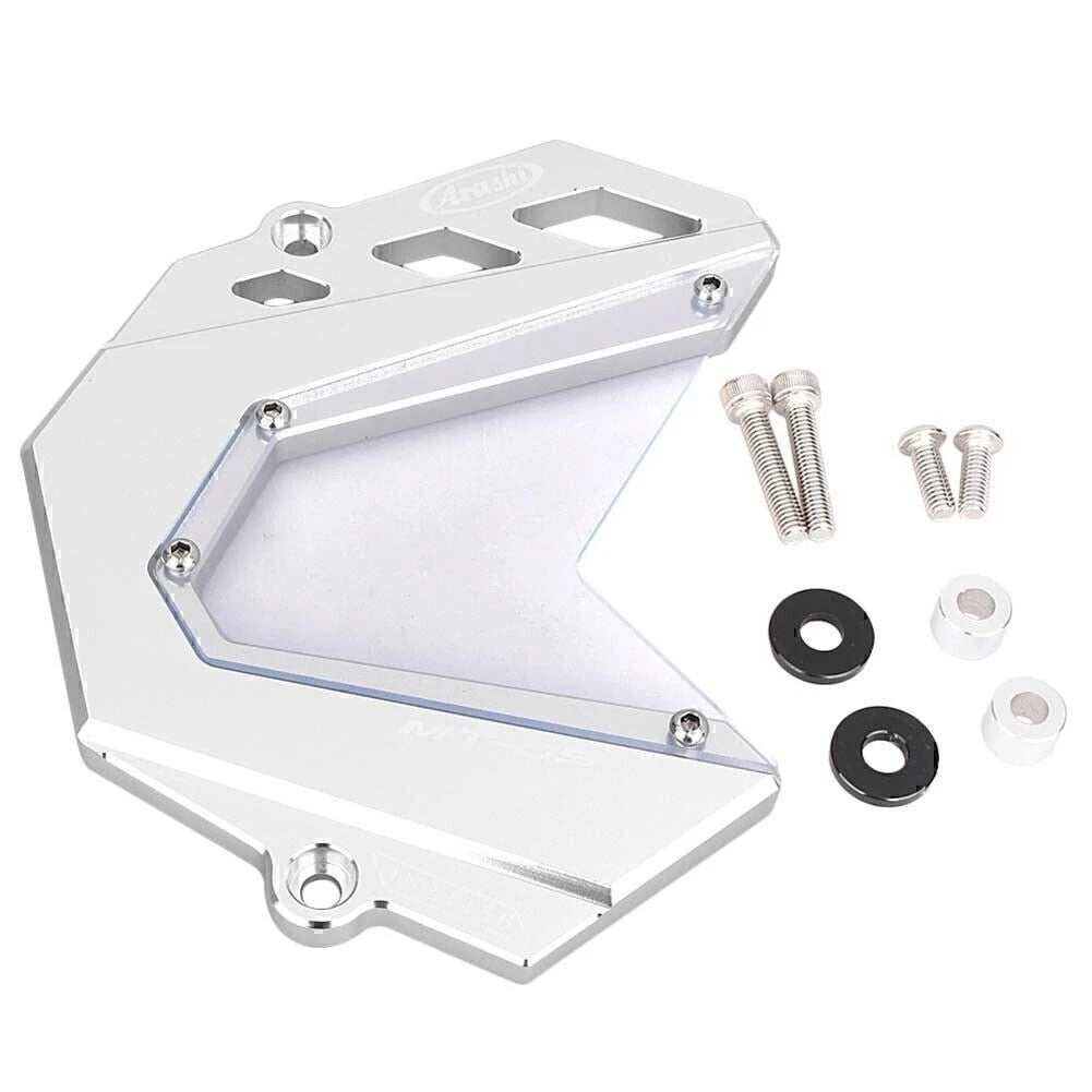 CNC Front Sprocket Cover Chain Guard Protector For Yamaha MT-09 2014-2016 Silver