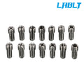 Set of 14 DA300 Precision Collets for (1/64" Collapse Range)