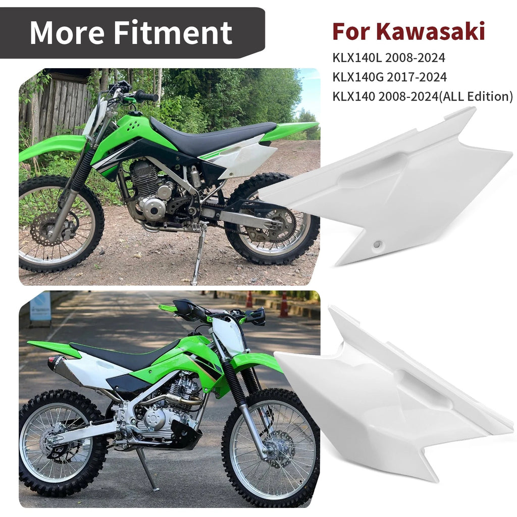 Rear Side Cover Set LH RH for Kawasaki KLX140L (2008–2024) 36001-0156-266