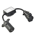 Convert Trailer Lights with EU 7 Way Blade Socket to EU 7 Pin Round Plug