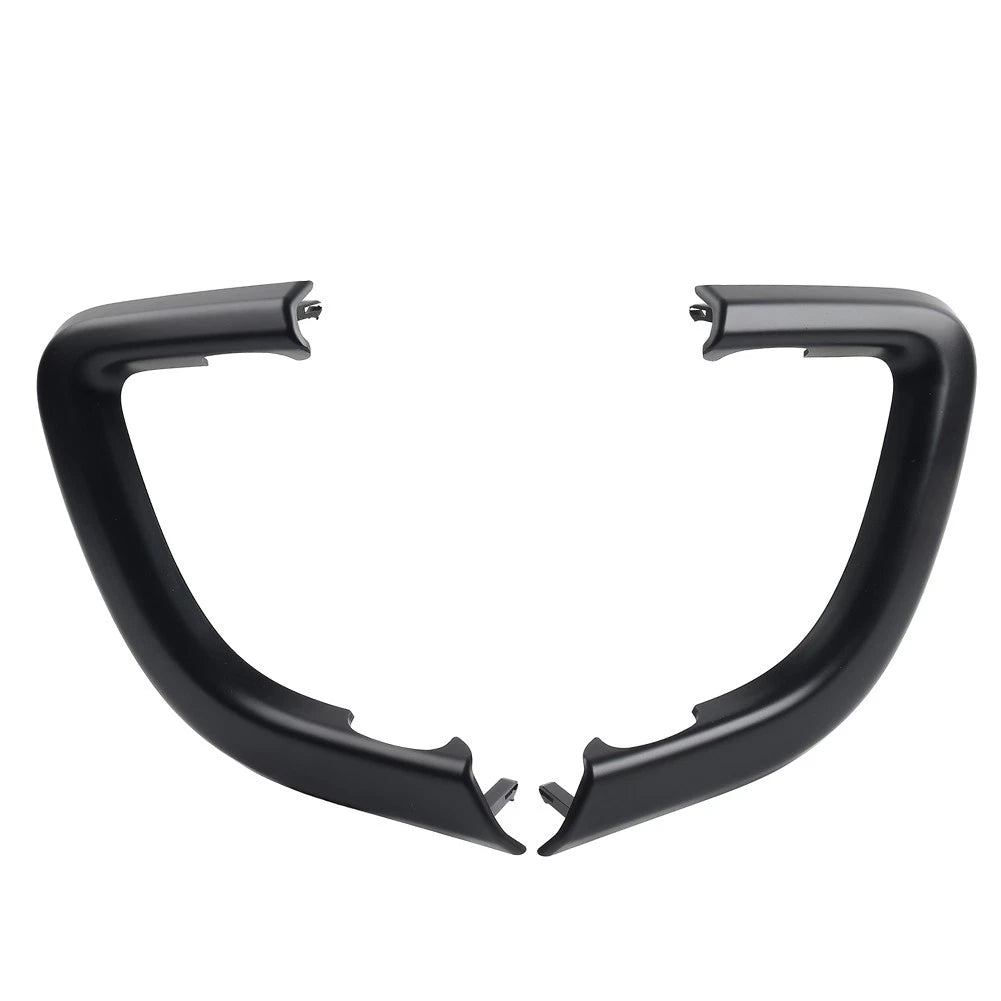 Pair Black Door Panel Handle Trim Cover for Land Rover Discovery Sport (2015–2019)